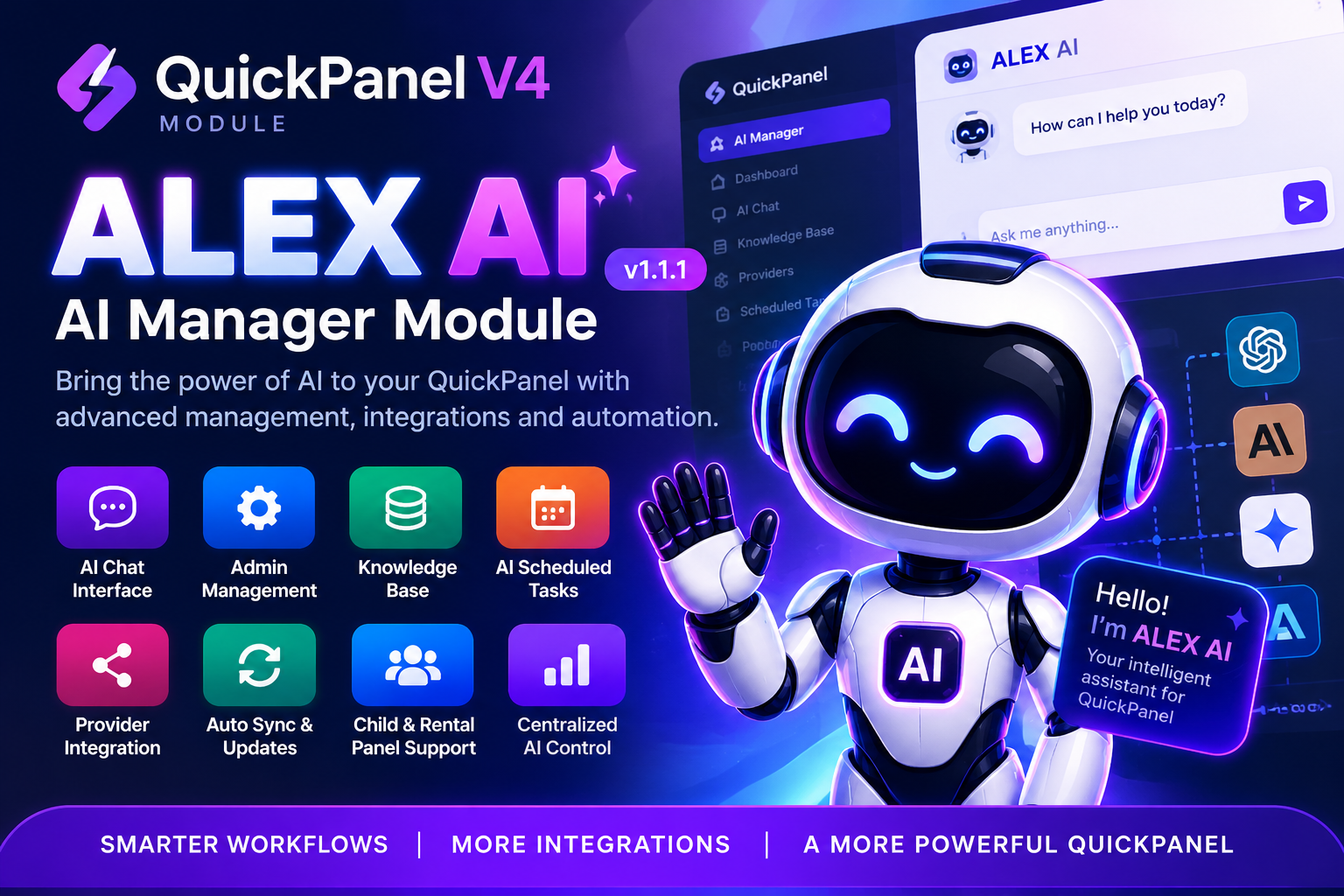 ALEX AI  – AI Manager and Provider Integration Module thumbnail